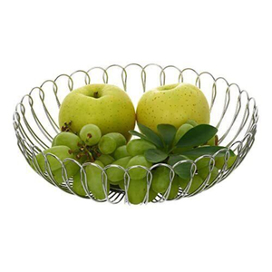 Corbeille à fruits en fil métallique de haute qualité design fabuleux panier de rangement de fruits de forme ronde pour accessoires de cuisine au meilleur prix - Product Image 6