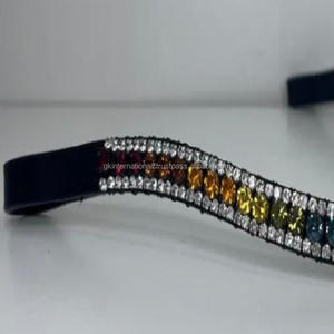 คริสตัลสีรุ้ง3แถวสุดหรู,พลอยเทียมคริสตัลเพชรสายรัดคิ้วออกแบบได้เองงานแฮนด์เมด - Product Image 5