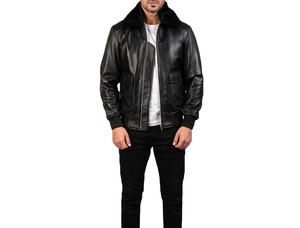 แจ็กเก็ตหนังผู้ชายแขนยาวน้ำหนักเบาลำลอง - Product Image 6