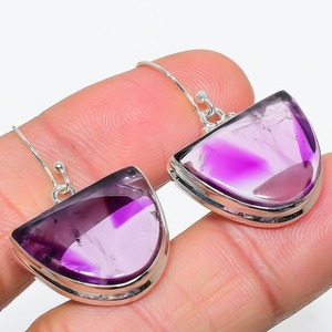 Jewelry For Women Silver Boho Style <b>Earrings</b> Jewelry 925 Sterling Silver Amethyst Gemstone Trending <b>Handmade</b> <b>Earrings</b> Gift For - Product Image 2