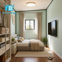 Casa Contenedor Expandible Plegable de 40 pies Personalizable y Popular con Cocina y Baño