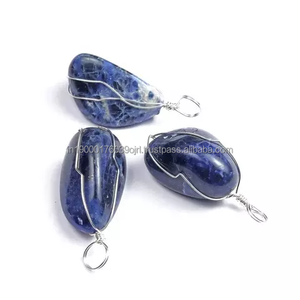 Collier pendentif en pierre roulée d'obsidienne acajou, pierres de guérison en gros, figurine sculptée en forme de cœur - Product Image 4