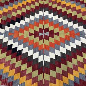 Turkish Rug, 4.3x11.2 ft <b>Runner</b> Vintage Rug, Kilim <b>Red</b> Orange Southwestern Rug - Product Image 5