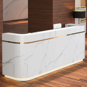 Mueble de Oficina Moderno, Mostrador de Recepción, Escritorio de Recepción, Muebles de Oficina Rectangulares - Product Image 5