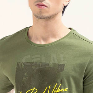 T-Shirt col rond à manches courtes pour hommes, imprimé personnalisé de haute qualité à séchage rapide pour adultes - Product Image 5