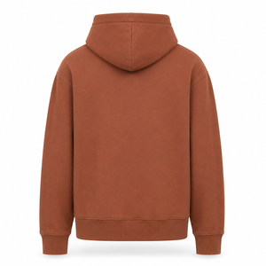 Sweat à capuche personnalisé pour homme, coupe droite, épais, en molleton de coton, avec épaules tombantes, poche, respirant, style streetwear hiver - Product Image 2