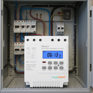 Relais temporisé programmable SINOTIMER TM613 380V 16A triphasé - Product Image 3