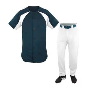 Uniforme de béisbol de material de poliéster de alta calidad, uniforme de béisbol de precio barato de peso ligero personalizado para Unisex - Product Image 1