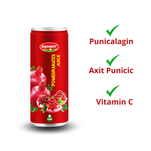 Jojonavi 250ml tinh khiết lựu nước trái cây OEM nhãn hiệu riêng cung cấp bán buôn hộp/số lượng lớn bao bì chai trái cây và nước ép rau - Product Image 3