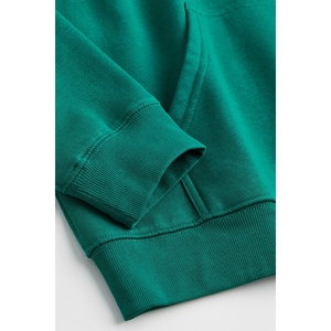 Sudadera con capucha de gran tamaño para mujer, 60% algodón, 40% poliéster, manga larga, cordón, hombros caídos, sudaderas con capucha, sudadera lisa en blanco - Product Image 5