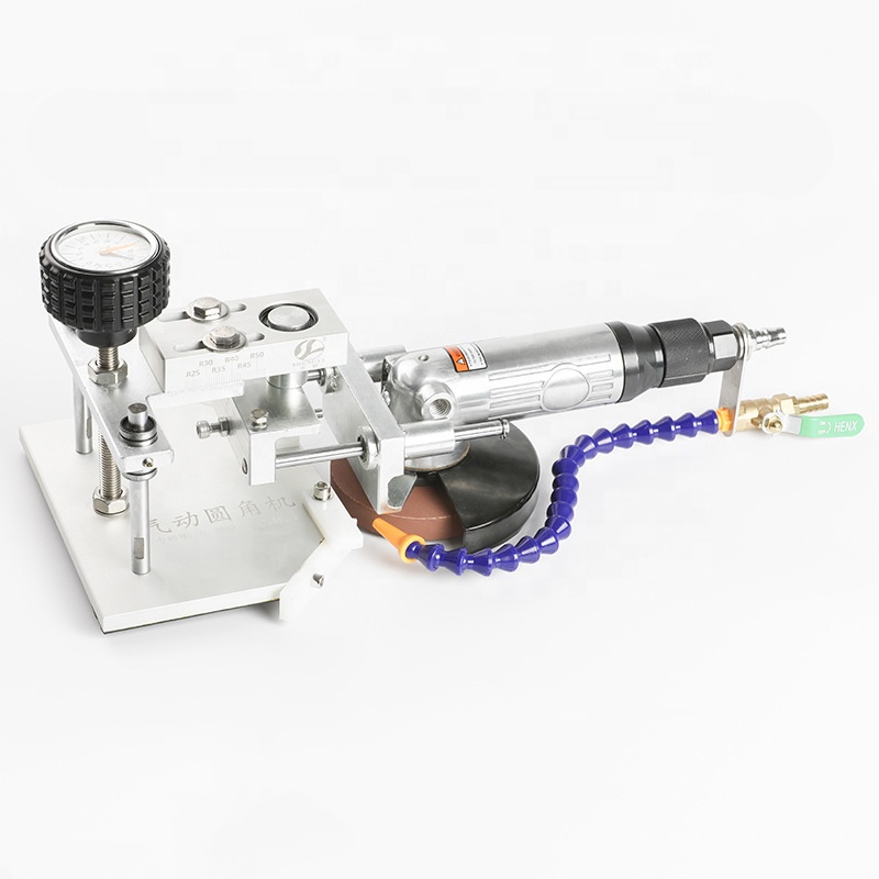 Пневматическая машина для снятия фаски стекла, новинка, небольшая безопасная угловая шлифовальная машина, машина для круглых углов стекла