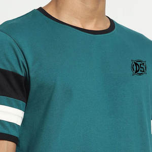 Top Tendance Hommes 100% Coton Streetwear T-Shirt Dernière Collection Impression Numérique Tissu Tricoté Teint Uni Prix Raisonnables - Product Image 4