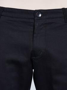 กางเกงผ้าชิโนผ้าฝ้าย100% สำหรับผู้ชายสไตล์ลำลองเหนือกาลเวลาสวมใส่สบายน้ำหนักเบา - Product Image 3