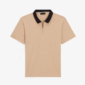 2025 nuevo diseño de algodón fino para hombre para Polo logotipo personalizado cuello vuelto con patrón sólido precio al por mayor - Product Image 5