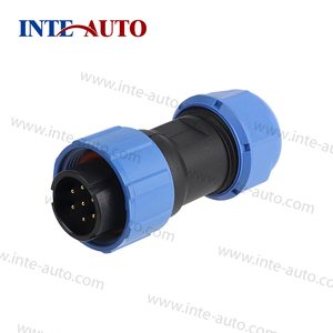 Serie <span class=keywords><strong>SP</strong></span> <span class=keywords><strong>2</strong></span> 3 4 5 6 7 Conector de 9 pines SP13 SP17 SP21 IP67 IP68 Conector de cable macho hembra circular de aviación a prueba de agua - Product Image 3