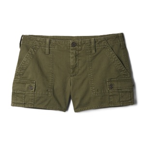 New Deal Short cargo en jean taille haute pour femme Coupe ample en coton avec poches Short confortable à porter au quotidien - Product Image 5