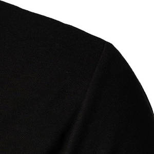 100% algodón para hombre para camiseta Polo de calidad superior transpirable y diseño liso simple tela de lona con patrón sólido - Product Image 4