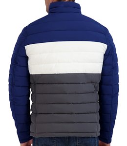 Veste matelassée confortable antistatique à bas prix avec logo personnalisé en nylon matelassé à bulles d'hiver pour homme brillante amovible - Product Image 3