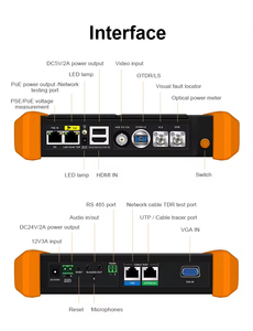 MT-6510 OTDR CCTV Tester tất cả trong một 4K H.265 IPC máy ảnh Tester HD <span class=keywords><strong>VGA</strong></span> sợi đầu vào breakpoint Tester - Product Image 3