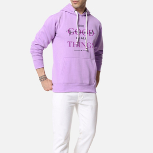 Sudadera con Capucha para Hombre, Nueva Moda, Color Sólido Personalizado, Gruesa, de Alta Calidad, Precio Económico, Hombros Caídos, Estampada - Product Image 5