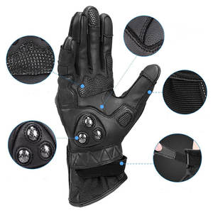 Gants de moto de style nouveau pour la conduite de moto, course lourde, intérieur doux, vêtements de sport, protection, gants de moto - Product Image 5