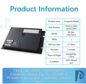 7824-12-2001 7824122001 Nouvelle carte électronique pour contrôleur d'excavatrice PC200-5/PC220-5 avec garantie de 3 mois - Product Image 3
