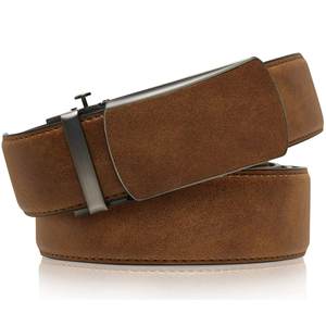 Cinturones de Vestir para Hombre de Alta Calidad y Elegantes, de Cuero Genuino con Hebilla de Aleación, de 30 a 48 Pulgadas, Logotipo Personalizado OEM a Precios de Mayoreo - Product Image 2