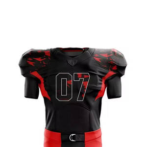 Maillot de football américain tendance, nouveau style, personnalisé, avec nom et numéro de l'équipe, uniforme de football américain - Product Image 3