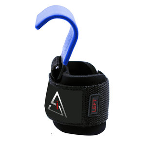 Custom Logo Neoprene Weightlifting Hooks with Palm Guard Gym Fitness Safety <b>Wrist</b> Straps for <b>Weight</b> Lifters - Product Image 4