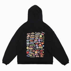 Meilleure vente Nouveauté Hiver Pull à capuche pour homme Style numérique unique Respirant Sweat-shirt 100% coton polaire Mode décontractée - Product Image 4