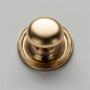 Twilight Turn <b>Victorian</b> Bloom Handcrafted Brass Door Knob Elegant Antique Finish for Classic <b>Wooden</b> Doors and Heritage Homes - Product Image 6