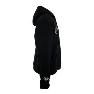 เสื้อมีฮู้ดสำหรับผู้ชาย2025มีฮู้ดผ้าหนาจีเอสเอ็มมีซิปปักลาย3D โลโก้แบบกำหนดเองใหม่ - Product Image 3