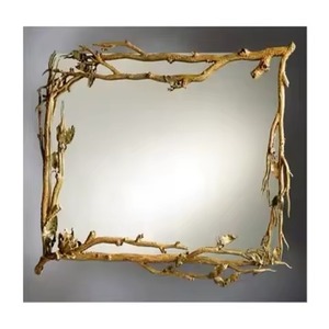 High Quality Unique Modern Design Bone Inlay Round Shape <b>Mirror</b> <b>Frame</b> for Bathroom Wall Use - Product Image 4