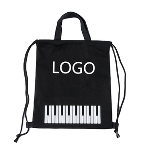 Logo personnalisé sac de musique de style artistique naturel sac en coton pour les étudiants en musique dernier style sacs fourre-tout en coton - Product Image 5
