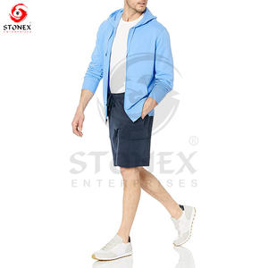 Sudadera con capucha personalizada 320gsm 100% algodón-polar con cremallera completa Sudadera con capucha de peso personalizado ropa de invierno/sudaderas con cremallera para unisex. - Product Image 2