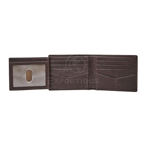 Portefeuille en cuir multifonction léger et court RFID à prix raisonnable, best-seller, avec impression de logo personnalisé, haute qualité, faible MOQ - Product Image 4