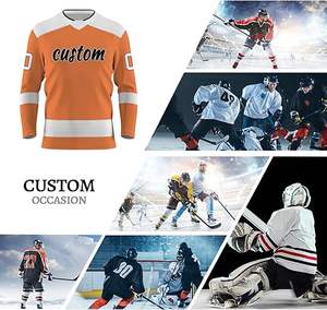Uniforme de Hockey sobre Hielo Personalizado Sublimado, Uniforme de Equipo Personalizado para EE. UU., Reino Unido y Europa, Uniforme de Hockey sobre Hielo Transpirable Sublimado - Product Image 6