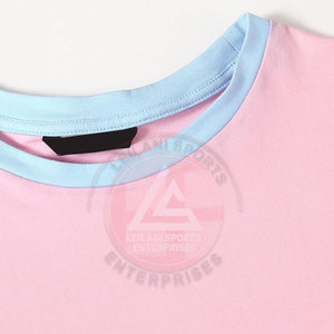 Ensemble short et crop top en coton personnalisé, décontracté, uni, pour l'extérieur, respirant, écologique et confortable, printemps/été - Product Image 4