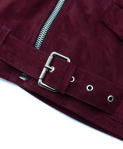 Chaqueta de Cuero Casual para Hombre, Otoño Invierno, con Cierre, Manga Larga, Reversible, con Logotipo Frontal, Estilo Motociclista - Product Image 6