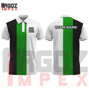 เสื้อโปโลสำหรับทุกเพศผ้าถักลายกราฟิกระบายอากาศได้ดีปักโลโก้ - Product Image 3