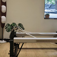 Equipo de Pilates Portátil de Aluminio con Resorte Telescópico Reforzado para Entrenamiento de Core y Yoga, Uso Comercial y de Estudio, Venta al por Mayor