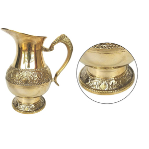 Recién llegado, jarra de latón para servir agua, jarra con asa, teteras y teteras más vendidas, compra de fabricante indio - Product Image 3