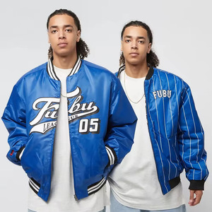 Top Custom Team Name Satin Bomber Jacket Personalizar Letterman Jacket para hombres White Pro Standard TITLISTS - Product Image 4