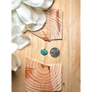 Colgante Étnico Religioso Zuni de Ópalo y Plata de Ley con Baño de Rodio y Dije de Oro Rosa - Product Image 2