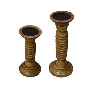 Porte-bougie en bois de style arbre pour la décoration de la maison, l'affichage dans le salon, la chambre à coucher, sur la table et comme cadeau parfait, accent provenant d'Inde - Product Image 1