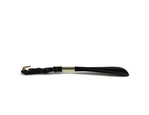 ฮอร์นรองเท้าไม้แบบพรีเมี่ยมพร้อมลวดลายม้าสีดำและสีทองเรียบเหมาะสำหรับเป็นของขวัญขายส่งจากอินเดีย - Product Image 5