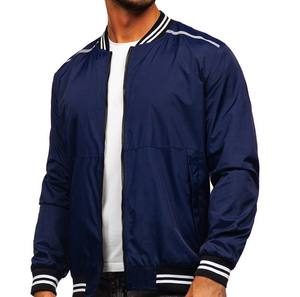 Chaqueta Bomber Varsity de béisbol de invierno de lana estilo fresco personalizado éxito de ventas Pakistán hecha a mano para hombres frente sólido para otoño - Product Image 4