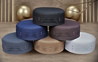 Topi Kufi Modis Buatan Tangan dengan Logo Kustom, Islami, Muslim, untuk Sholat, Tradisional Turki, Bergaya, Aksesoris Fashion Etnik Pria