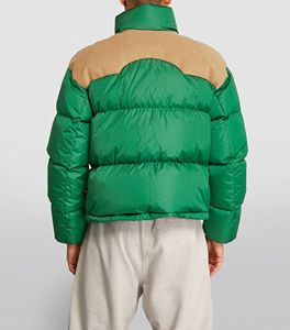 Veste matelassée en duvet d'hiver pour hommes européens et américains, rembourrage matelassé surdimensionné avec capuche brillante, style bulle d'hiver - Product Image 2