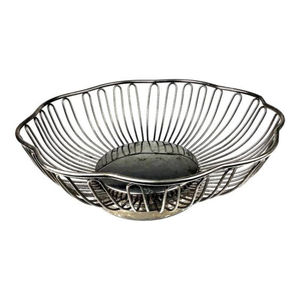 Design élégant Artisanat en fer Bonne qualité Panier à fruits en métal enduit de poudre noire Forme circulaire - Product Image 3